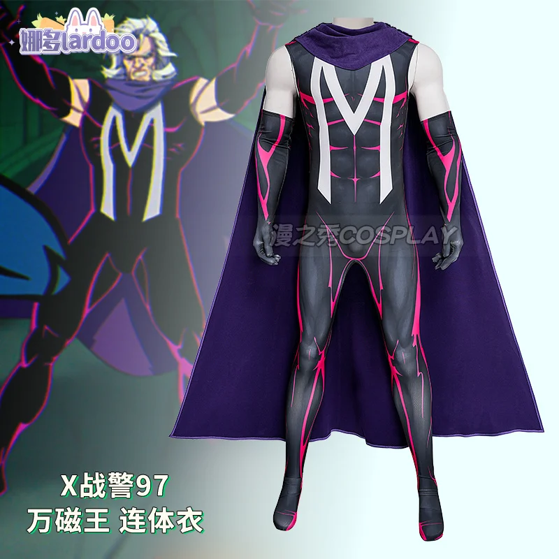 Animel X-Man 97 Magneto Cosplay Elastic Costume 3D Printed Jumpsuit Cloak Outfit Halloween Comic With Deguisement Custom Made
Animel X-Man 97 Magneto Cosplay Elastic Costume 3D Printed Jumpsuit Cloak Outfit Halloween Comic With Deguisement Custom Made