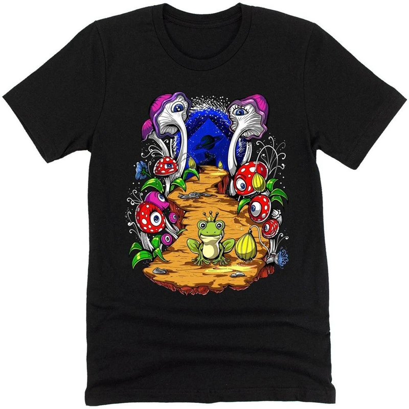 Mushroom T-shirt Hippie Style Men Clothing Fantasy Print Personality T-shirts 2025 Summer Casual Trend Men's Street Tee Top
Mushroom T-shirt Hippie Style Men Clothing Fantasy Print Personality T-shirts 2025 Summer Casual Trend Men's Street Tee Top