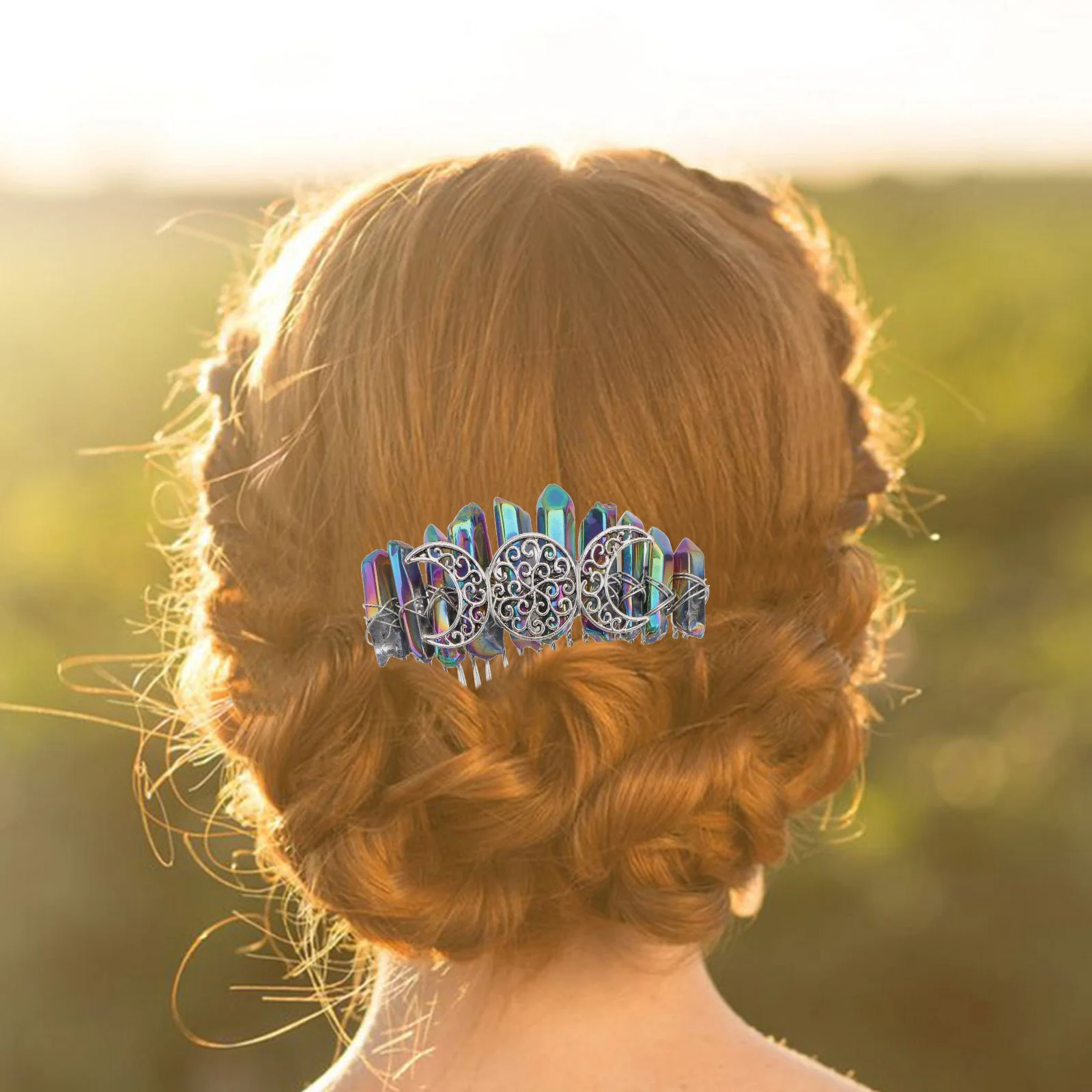 Crystal Hair Comb Fine Workmanship Durable Stylish Wedding Bridal Headdress Three Moon Pattern Exquisite Tuck Comb Handmade Hair
Crystal Hair Comb Fine Workmanship Durable Stylish Wedding Bridal Headdress Three Moon Pattern Exquisite Tuck Comb Handmade Hair