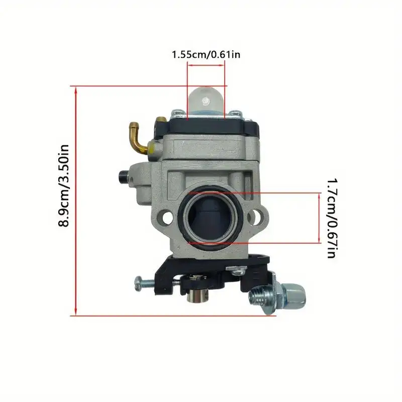Carburetor for 43cc 49cc 52cc 2 Stroke CG430 CG520 Brush Cutter
Carburetor for 43cc 49cc 52cc 2 Stroke CG430 CG520 Brush Cutter
