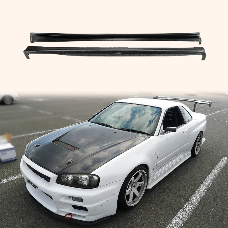 For Nissan Skyline R34 Gtr Hsm Type Side Skirt Extension Fiber Glass
For Nissan Skyline R34 Gtr Hsm Type Side Skirt Extension Fiber Glass