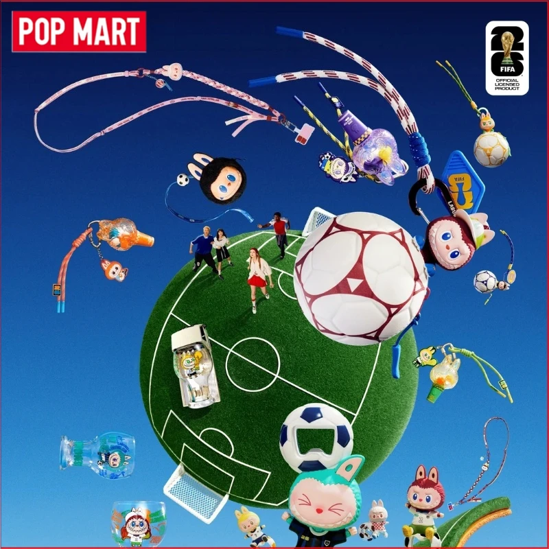 POP MART LABUBU THE MONSTERS × FIFA Series Bottle Opener Refrigerator Football Mini-kit Long Lanyard Mini Pendant Lights
POP MART LABUBU THE MONSTERS × FIFA Series Bottle Opener Refrigerator Football Mini-kit Long Lanyard Mini Pendant Lights