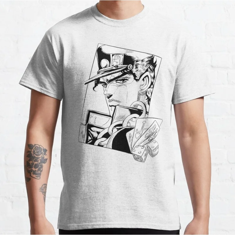 07092 JoJo's Bizarre Adventure Anime Gift t shirt 100% cotton printed Graphic Clothes Y2K clothing Cartoon Tee All size Tops
07092 JoJo's Bizarre Adventure Anime Gift t shirt 100% cotton printed Graphic Clothes Y2K clothing Cartoon Tee All size Tops