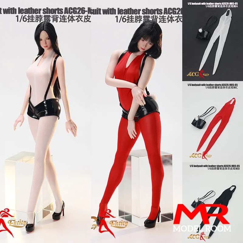ACG26-M05-05 1/6 Scale Female Halter Neck Backless Bodysuit Leather Shorts Set Model Fit 12 inch Soldier ActionFigure Body
ACG26-M05-05 1/6 Scale Female Halter Neck Backless Bodysuit Leather Shorts Set Model Fit 12 inch Soldier ActionFigure Body