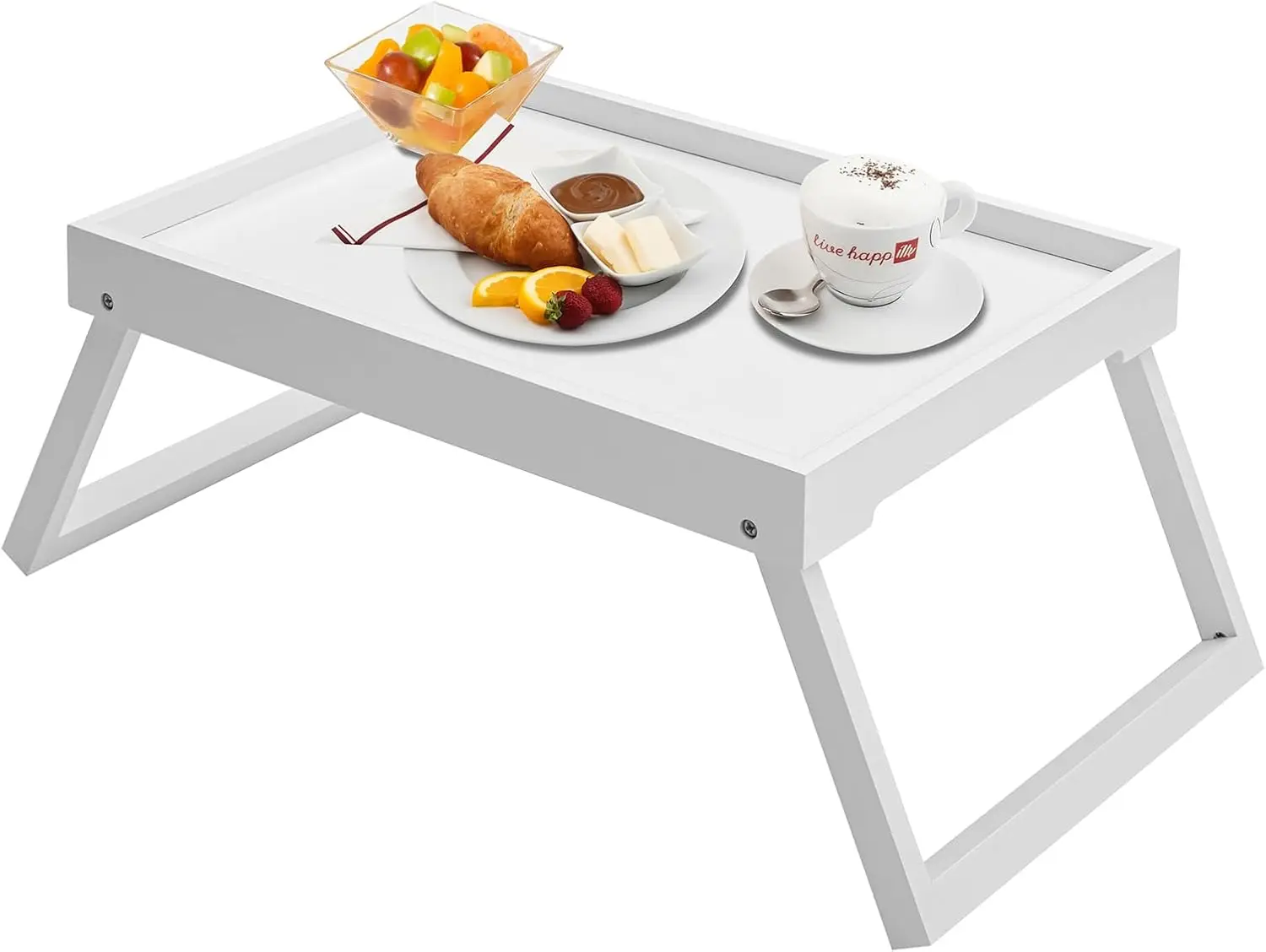 Bamboo Bed Tray Table with Foldable Legs, Breakfast Tray, Laptop Desk for Bed or Sofa,Food,Dinner,Serving,TV Table,Kitchen,Eating,Working (White)
Bamboo Bed Tray Table with Foldable Legs, Breakfast Tray, Laptop Desk for Bed or Sofa,Food,Dinner,Serving,TV Table,Kitchen,Eating,Working (White)
