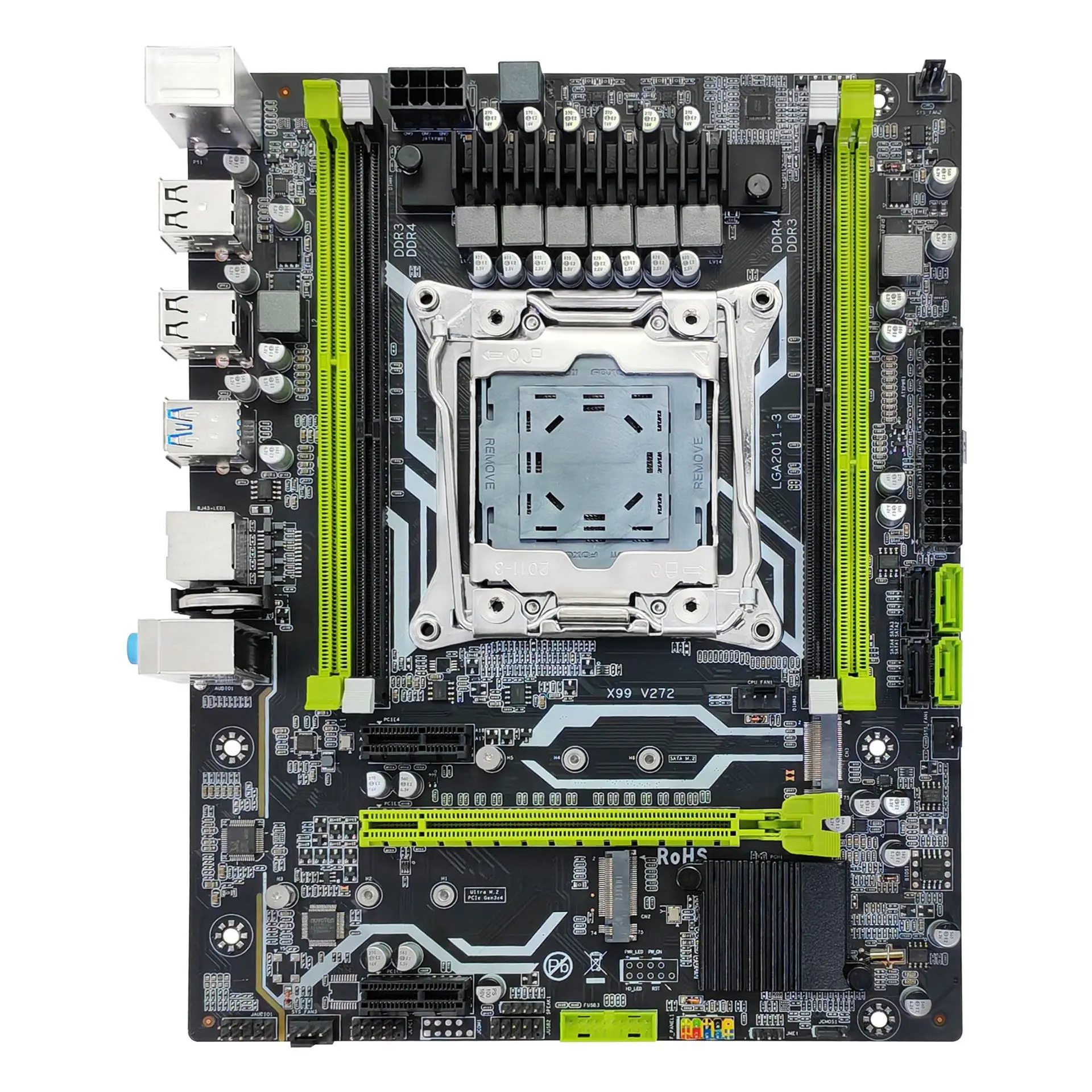 X99-V272 desktop main board supports D3\ D4 memory compatible LGA 2011-3 pin new
X99-V272 desktop main board supports D3\ D4 memory compatible LGA 2011-3 pin new