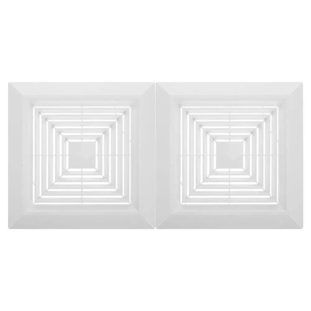 2Pcs Square Ceiling Diffuser Bathroom Vent Cover Replacement Air Diverter 9x9 Inch Ceiling Vent Fan Grille Low Noise Efficient
2Pcs Square Ceiling Diffuser Bathroom Vent Cover Replacement Air Diverter 9x9 Inch Ceiling Vent Fan Grille Low Noise Efficient