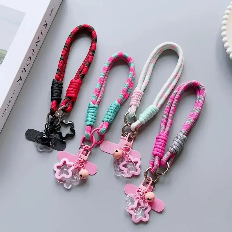 Красочная тканая веревка Ins Star с защитой от потери, ремешок для телефона на запястье, короткая веревка, модная женская веревка для путешествий на открытом воздухе, альпинизма
Красочная тканая веревка Ins Star с защитой от потери, ремешок для телефона на запястье, короткая веревка, модная женская веревка для путешествий на открытом воздухе, альпинизма