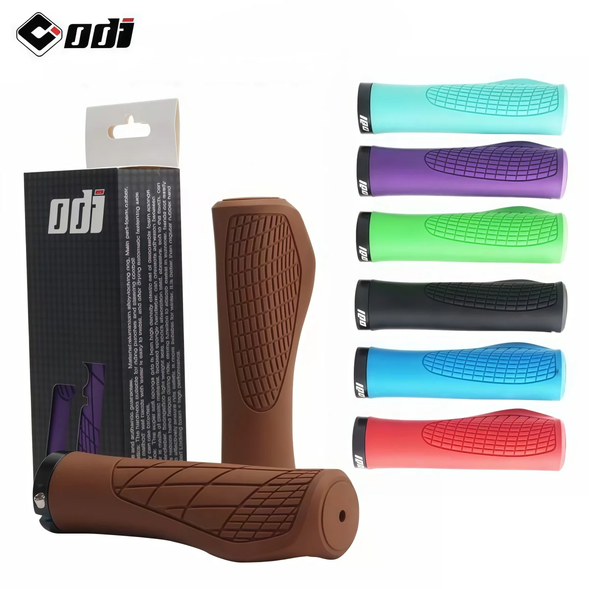 ODI Ergonomic Bike Grips - Lock-On Anti-Slip Shock-Absorbing Rubber Grips For MTB & Folding Bicycle ( 132 mm Multi-Color )
ODI Ergonomic Bike Grips - Lock-On Anti-Slip Shock-Absorbing Rubber Grips For MTB & Folding Bicycle ( 132 mm Multi-Color )