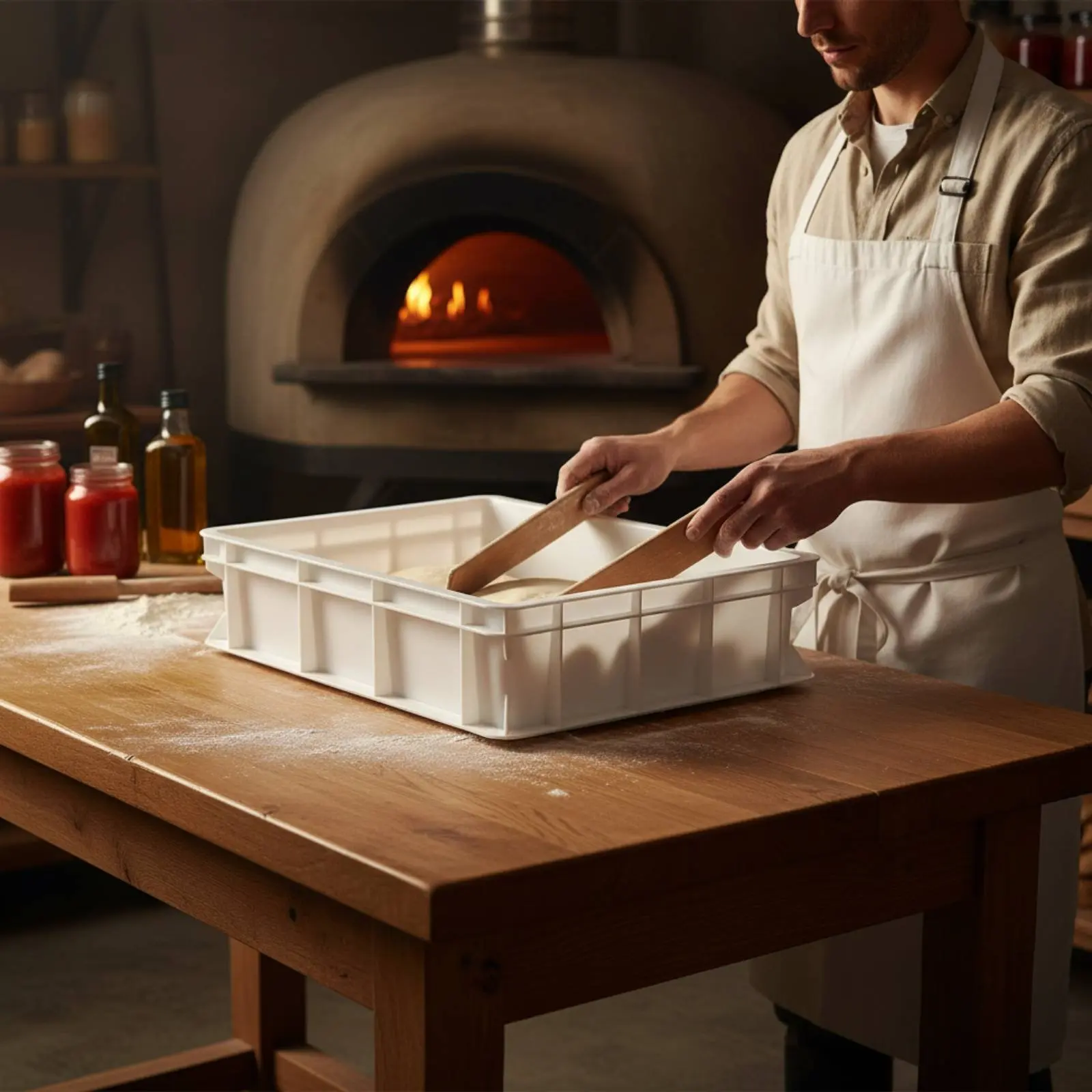 Pizza Mixture Proofing Box Sturdy-Duty Professional Mixture Fermentation Box Food Prep Container Sturdy Included
Pizza Mixture Proofing Box Sturdy-Duty Professional Mixture Fermentation Box Food Prep Container Sturdy Included