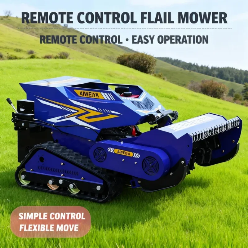 Индивидуальная садовая газонокосилка с двигателем - вездеходный резиновый гусеничный робот с дистанционным управлением для сельского хозяйства
Индивидуальная садовая газонокосилка с двигателем - вездеходный резиновый гусеничный робот с дистанционным управлением для сельского хозяйства