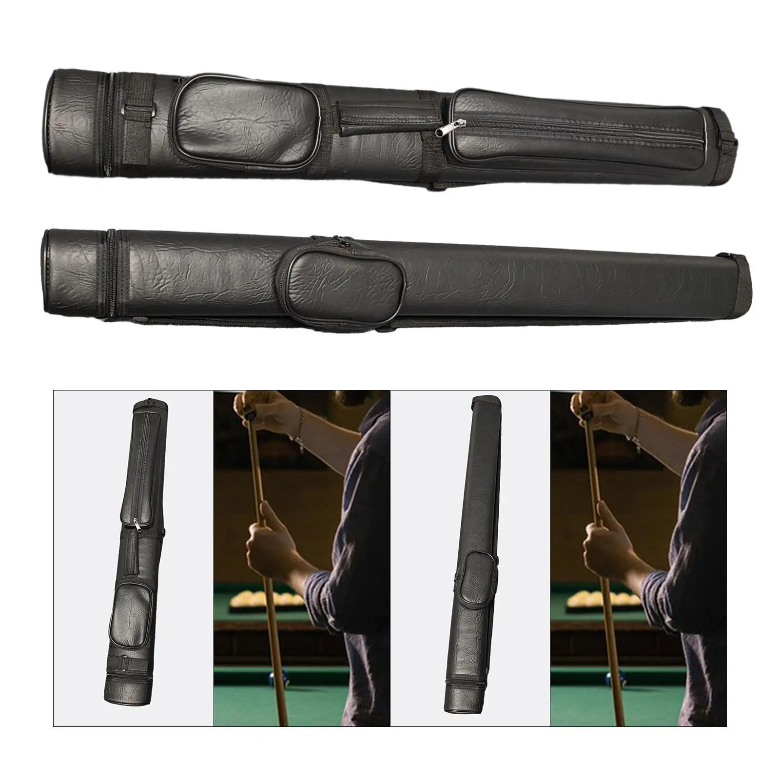 Сверхмощный чехол для переноски кия из искусственной кожи с застежкой-молнией для путешествий в снукерный клуб
Сверхмощный чехол для переноски кия из искусственной кожи с застежкой-молнией для путешествий в снукерный клуб