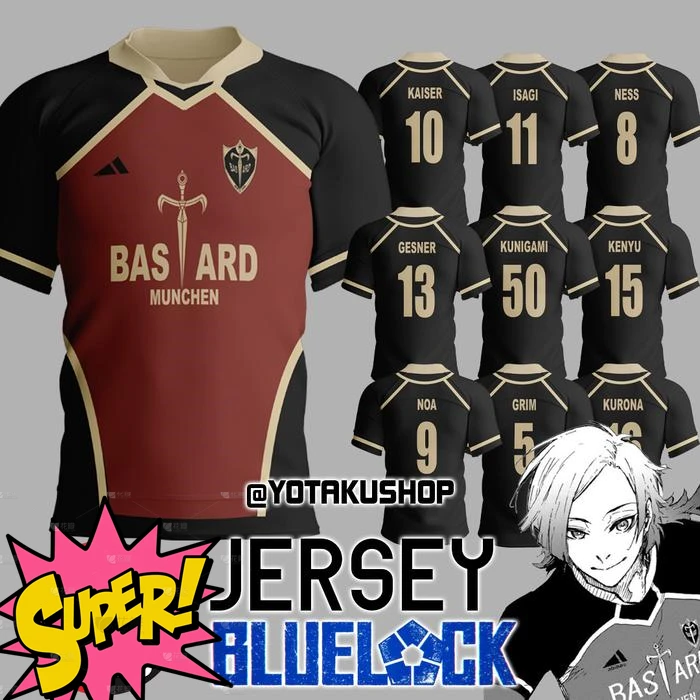 2026 Anime Blue Lock BASTARD 10 KAISER Jersey Mens Sports Tee Fashion Harajuku Manga Short Sleeve Loose Football Jersey Y2k Tops
2026 Anime Blue Lock BASTARD 10 KAISER Jersey Mens Sports Tee Fashion Harajuku Manga Short Sleeve Loose Football Jersey Y2k Tops