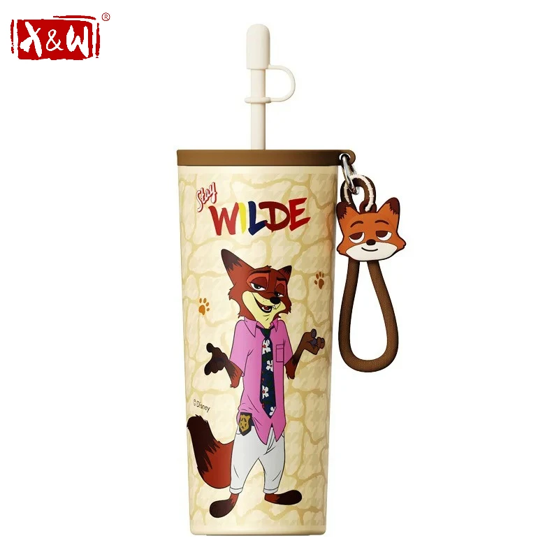 X&W for Zootopia 700ml Thermos Cup 316 Stainless Steel Straw Cup Portable Keep Hot&Cold Children Adult Outdoor Camping Water Cup
X&W for Zootopia 700ml Thermos Cup 316 Stainless Steel Straw Cup Portable Keep Hot&Cold Children Adult Outdoor Camping Water Cup