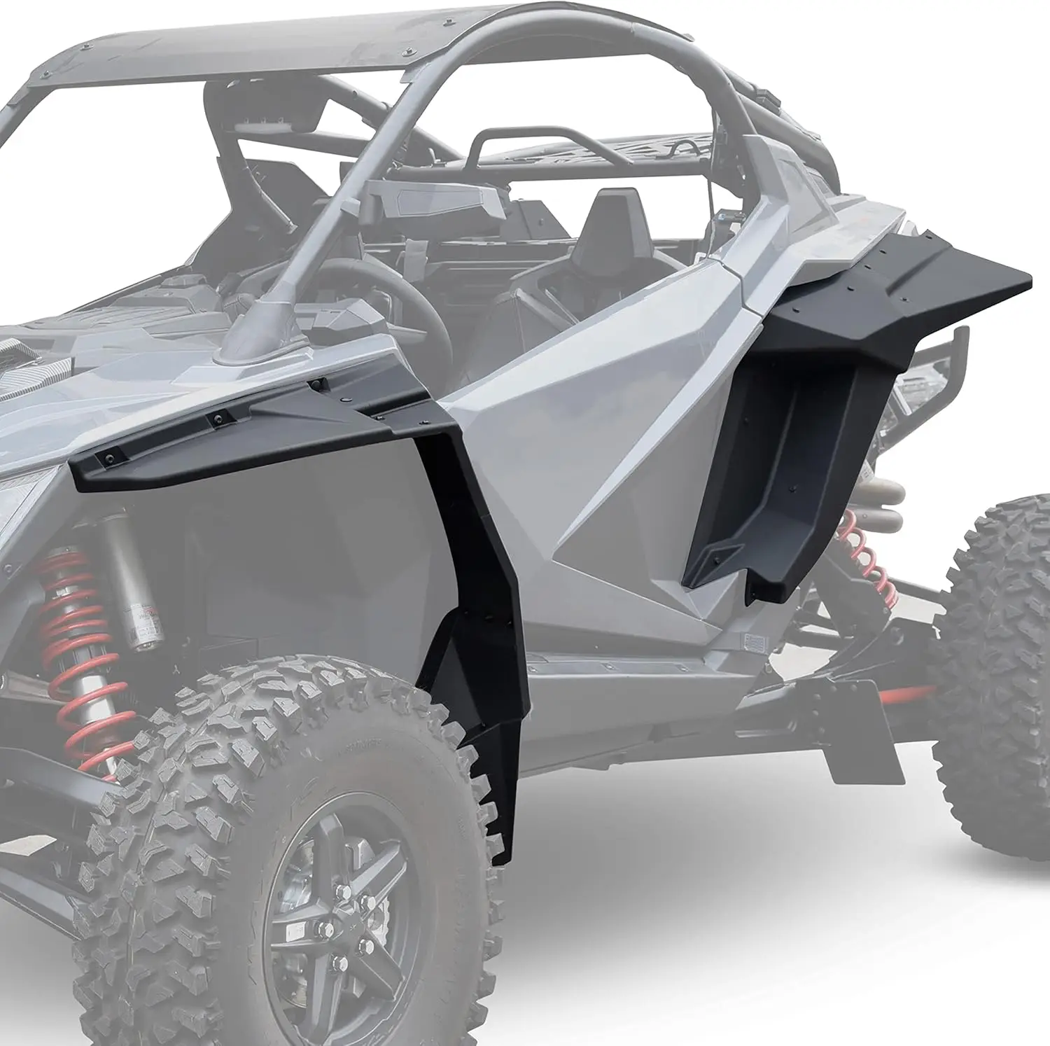 2020 - 2024 Polaris RZR PRO XP/PRO R/RZR Turbo R XXL Fender Flares, Plastic, Full Coverage for Front & Rear, Protect from Mud
2020 - 2024 Polaris RZR PRO XP/PRO R/RZR Turbo R XXL Fender Flares, Plastic, Full Coverage for Front & Rear, Protect from Mud