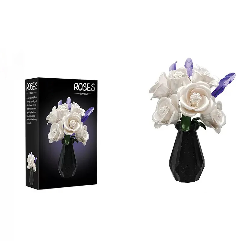 Подарок на День святого Валентина: строительные блоки, украшение для дома с цветком розы, реалистичный букет, игрушка для сборки, праздничный подарок для девочки.
Подарок на День святого Валентина: строительные блоки, украшение для дома с цветком розы, реалистичный букет, игрушка для сборки, праздничный подарок для девочки.