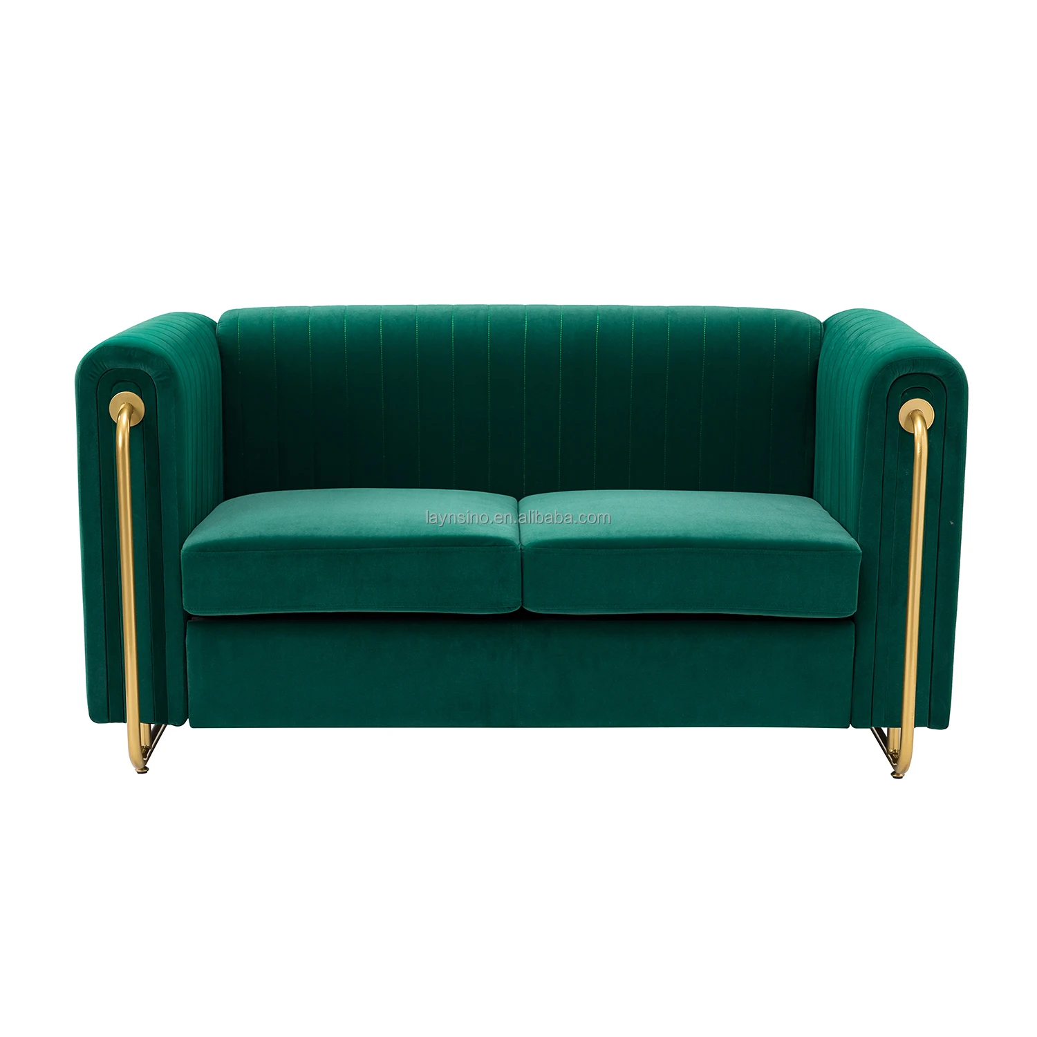 Living Room Furniture Modern Lounge Double Sofa Deluxe 2 Seat Green Velvet Sofa
Living Room Furniture Modern Lounge Double Sofa Deluxe 2 Seat Green Velvet Sofa