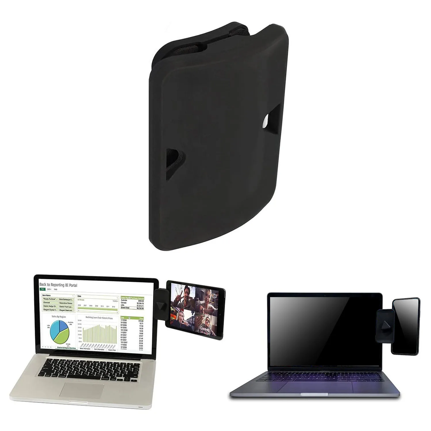Triple Monitor Display Clip Laptop Side Mount Tablet Phone Connects Bracket Holder For Ipad Multi Screen Support 3Pcs-ABIU
Triple Monitor Display Clip Laptop Side Mount Tablet Phone Connects Bracket Holder For Ipad Multi Screen Support 3Pcs-ABIU