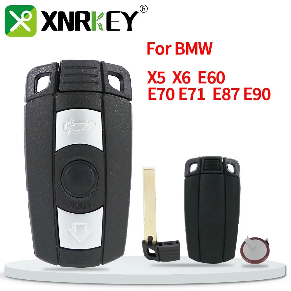 XRNKEY 3 Buttons Remote Car Key Shell Fob Case For BMW X5 X6 E60 E70 E71 E87 E90 For BMW 1 3 5 6 Series With 2025 Batter
XRNKEY 3 Buttons Remote Car Key Shell Fob Case For BMW X5 X6 E60 E70 E71 E87 E90 For BMW 1 3 5 6 Series With 2025 Batter