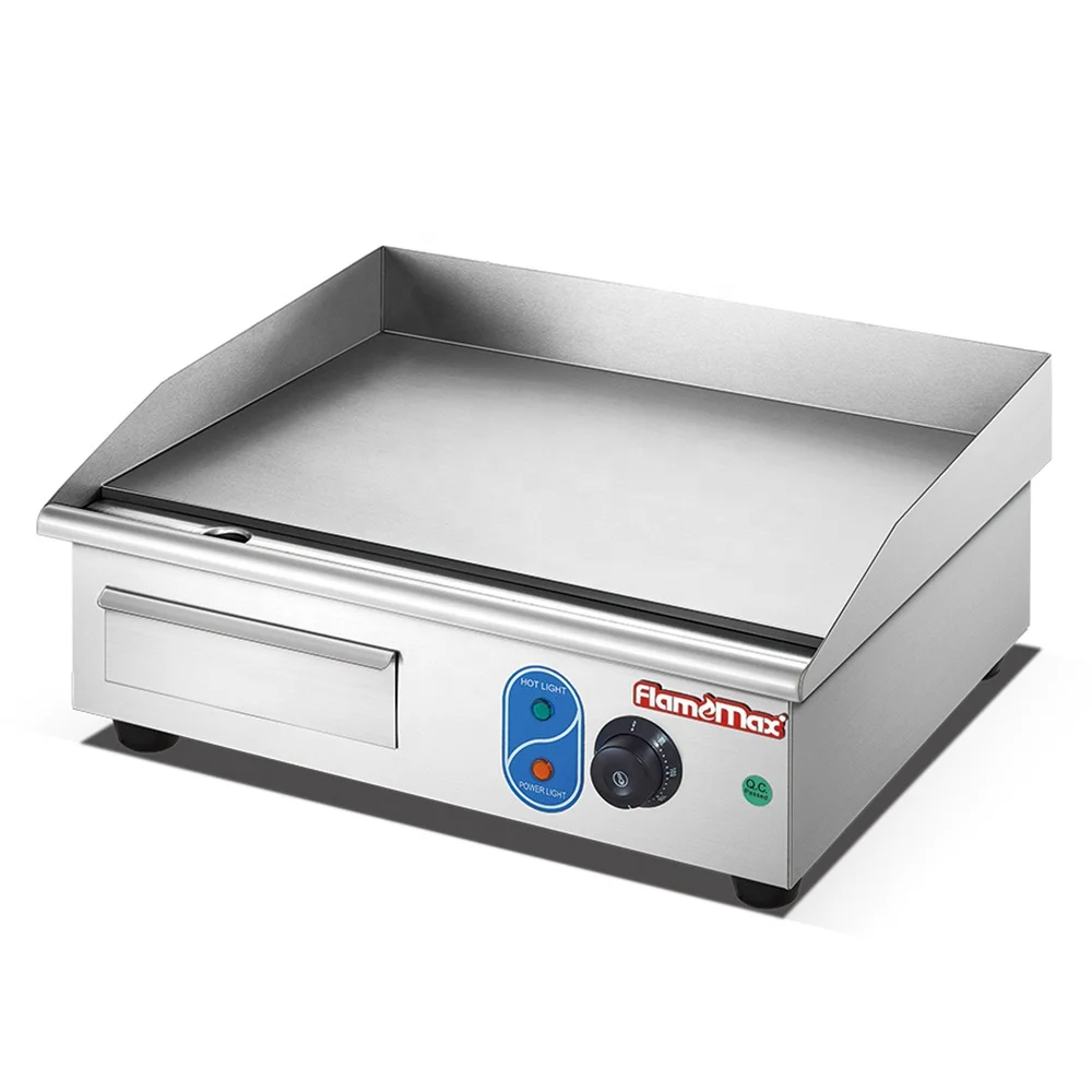 HEG-818A Economical Commercial Flat Stainless Steel Electric Flat Grill Griddle Plate
HEG-818A Economical Commercial Flat Stainless Steel Electric Flat Grill Griddle Plate