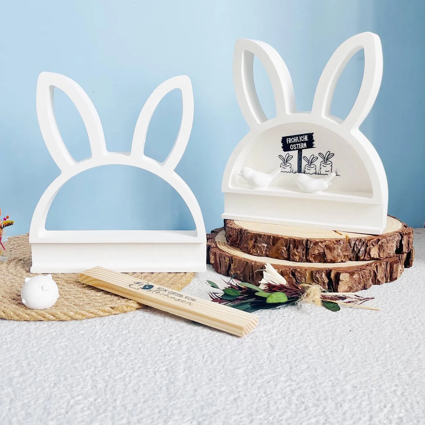 Semi-round Rabbit Head Storage Rack Silicone Molds Home Decoration Small Ornaments Gypsum Plaster Cement Holder Mould Resin Mold
Semi-round Rabbit Head Storage Rack Silicone Molds Home Decoration Small Ornaments Gypsum Plaster Cement Holder Mould Resin Mold
