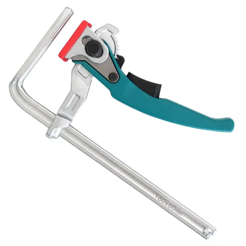 PZHI-Cyan Handle Quick Ratchet Track Clamp Woodworking Track Clamp Cyan Ratchet Track Clamp
PZHI-Cyan Handle Quick Ratchet Track Clamp Woodworking Track Clamp Cyan Ratchet Track Clamp