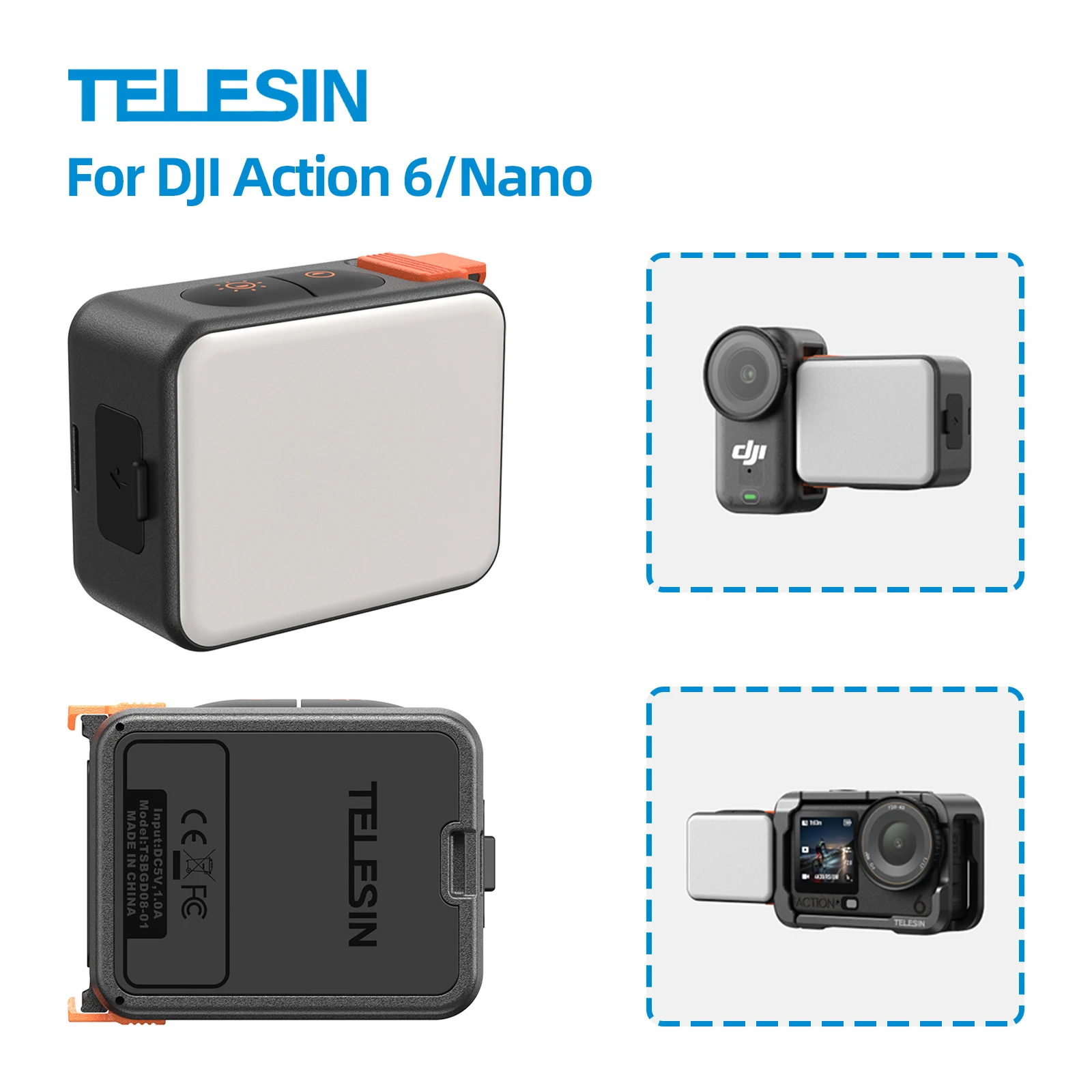 Магнитный мини-осветитель TELESIN IPX5 водонепроницаемый, для DJI OSMO Action6/Nano, для видеоблогинга и прямых трансляций, 800 мАч, перезаряжаемый
Магнитный мини-осветитель TELESIN IPX5 водонепроницаемый, для DJI OSMO Action6/Nano, для видеоблогинга и прямых трансляций, 800 мАч, перезаряжаемый