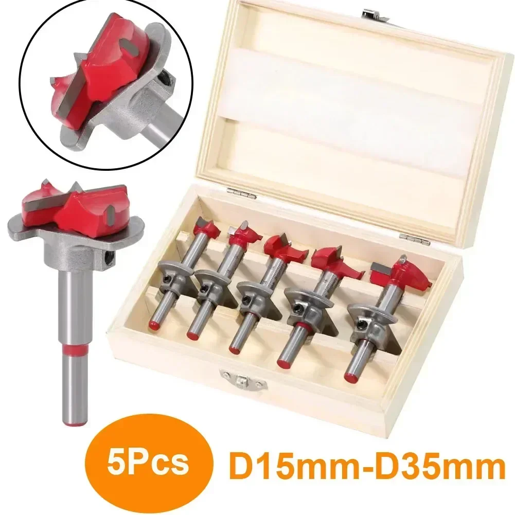 5Pcs/Set Positioning Hole Saw Kit Adjustable D15mm-D35mm Hinge Hole Opener Woodworking Carbide Drill Bits Set Woodworking Tool
5Pcs/Set Positioning Hole Saw Kit Adjustable D15mm-D35mm Hinge Hole Opener Woodworking Carbide Drill Bits Set Woodworking Tool