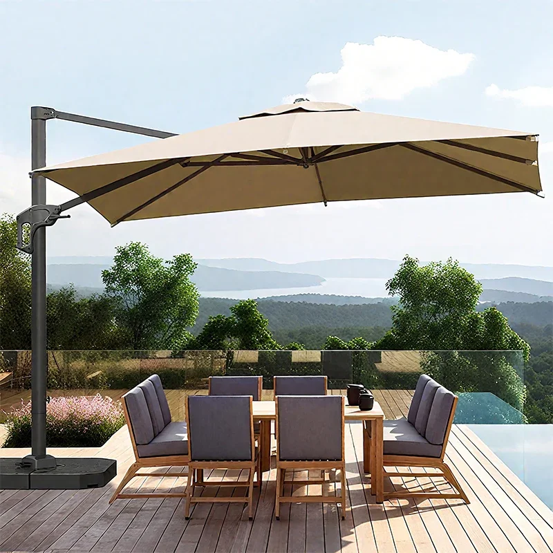 2026 Outdoor Roman Umbrella Waterproof Cantilever Garden Beach Patio Sun Parasol Restaurant Umbrella
2026 Outdoor Roman Umbrella Waterproof Cantilever Garden Beach Patio Sun Parasol Restaurant Umbrella