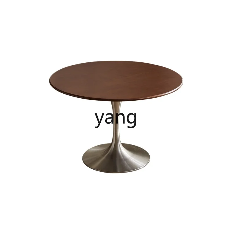 LTT Nordic retro home solid wood dining table in the ancient style simple round light luxury round table
LTT Nordic retro home solid wood dining table in the ancient style simple round light luxury round table