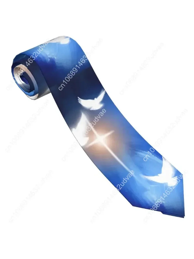 Glowing Christian Cross With Three Doves Neckties Men Women Polyester 8 cm Neck Ties for Mens Narrow Suits Accessories
Glowing Christian Cross With Three Doves Neckties Men Women Polyester 8 cm Neck Ties for Mens Narrow Suits Accessories