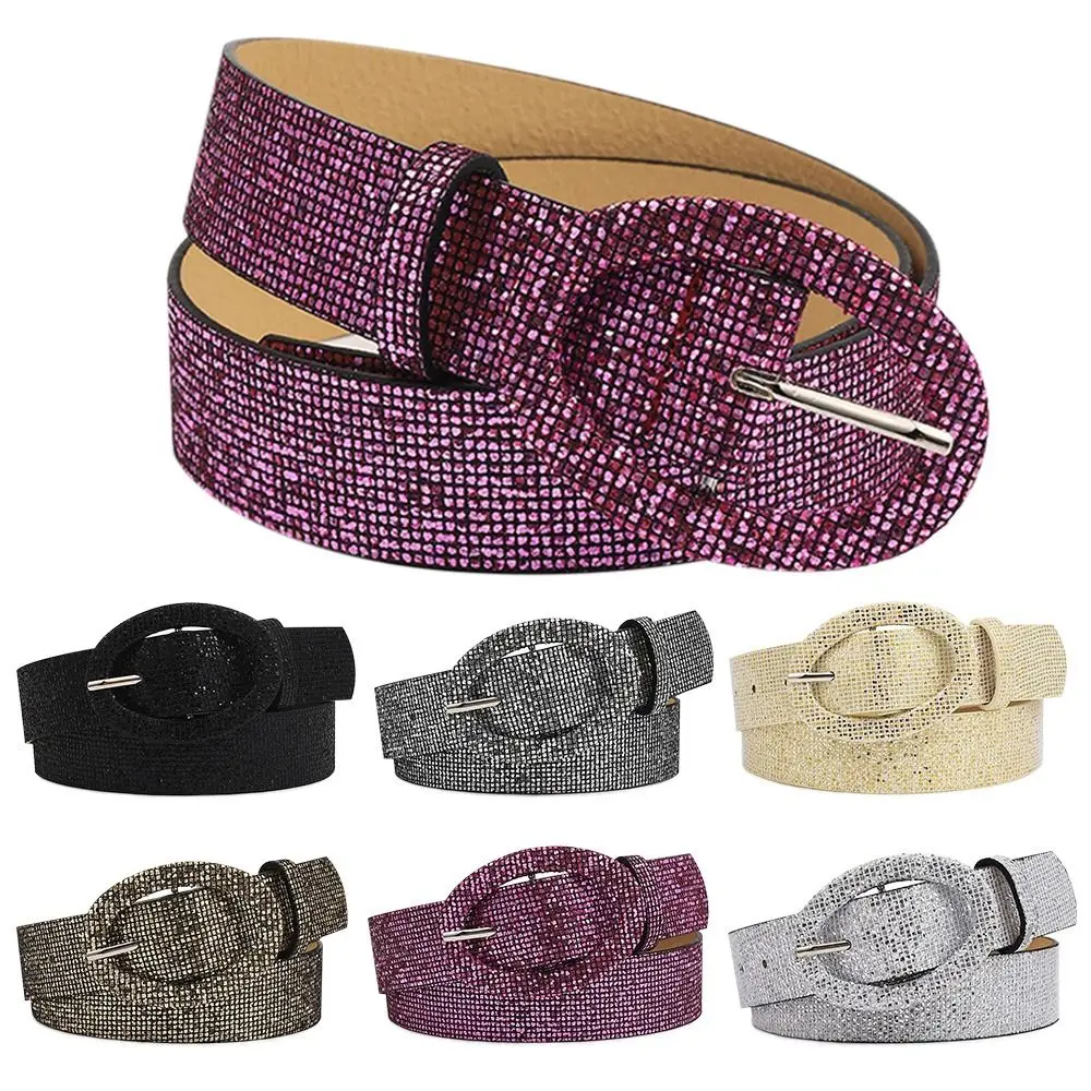 Luxury Design Casual Vintage Shiny Sequins Belt Pin Buckle Waistband Decorative Waist Strap Trouser Dress Belts
Luxury Design Casual Vintage Shiny Sequins Belt Pin Buckle Waistband Decorative Waist Strap Trouser Dress Belts