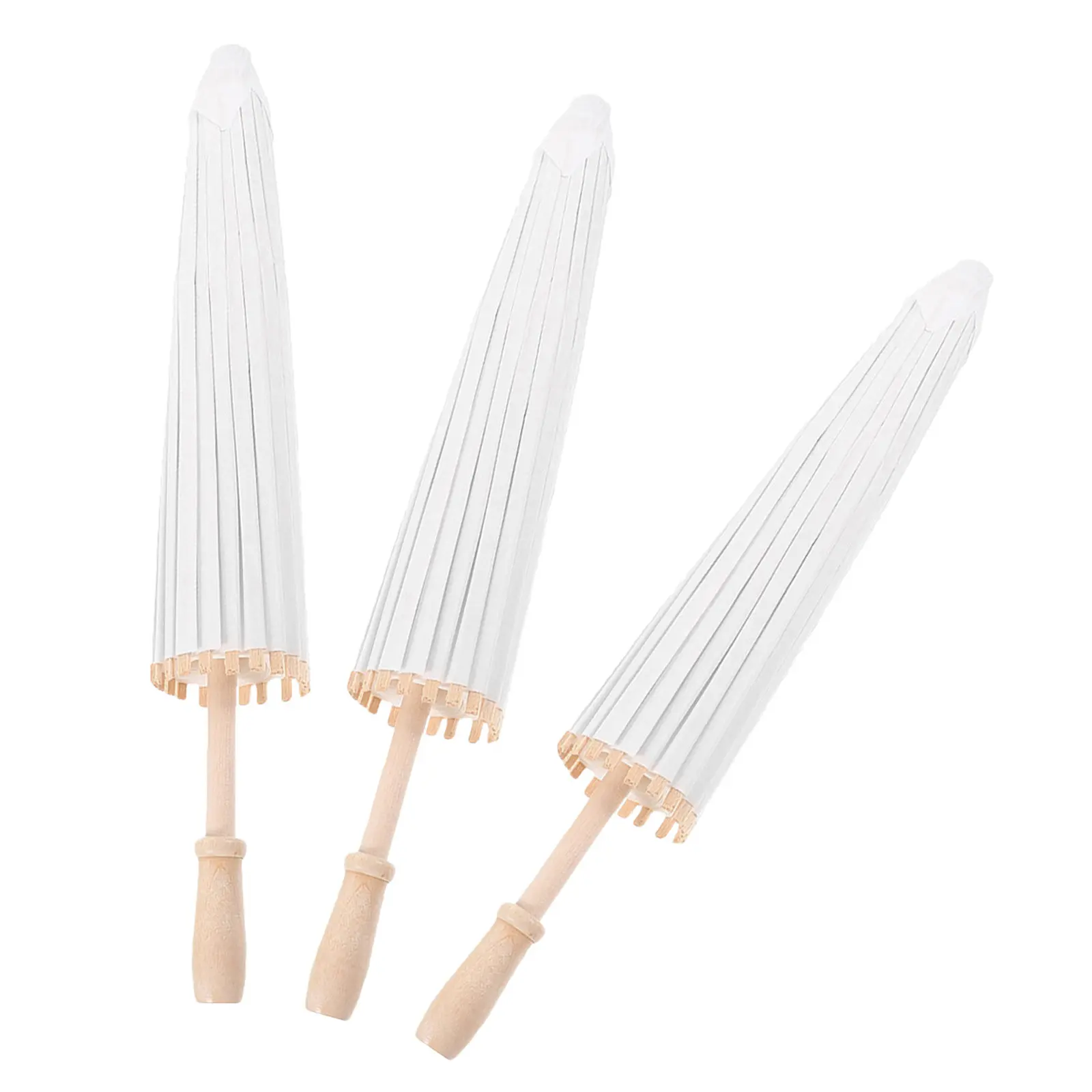 3Pcs Vintage White Paper Parasol Bridal Party Umbrellas Large 33Inch Rainproof Decorative DIY Painting Craft Wedding Photography
3Pcs Vintage White Paper Parasol Bridal Party Umbrellas Large 33Inch Rainproof Decorative DIY Painting Craft Wedding Photography