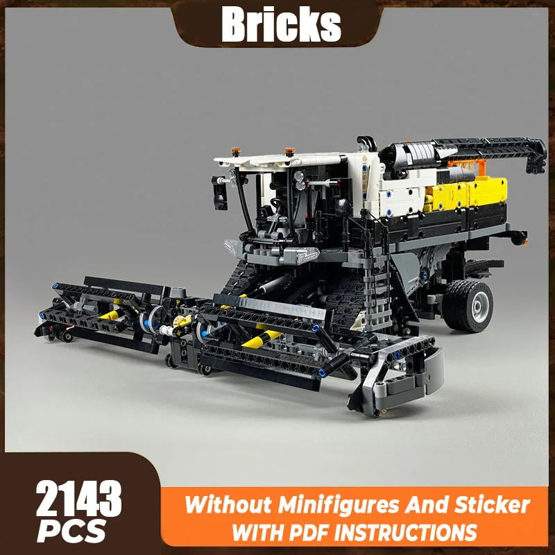 Moc Building Bricks Big Combine Harvester with trailer Truck Technology Modular Blocks Gifts Christmas Toys DIY Sets Assembly
Moc Building Bricks Big Combine Harvester with trailer Truck Technology Modular Blocks Gifts Christmas Toys DIY Sets Assembly