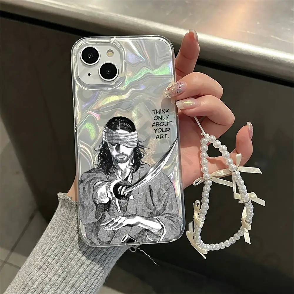 Classic V-Vagabond S-Samurai Phone Case For iPhone 17 16 15 13 14 Pro Max 11 12 Plus Luxury Laser Silver Gradient Silicone Cover
Classic V-Vagabond S-Samurai Phone Case For iPhone 17 16 15 13 14 Pro Max 11 12 Plus Luxury Laser Silver Gradient Silicone Cover