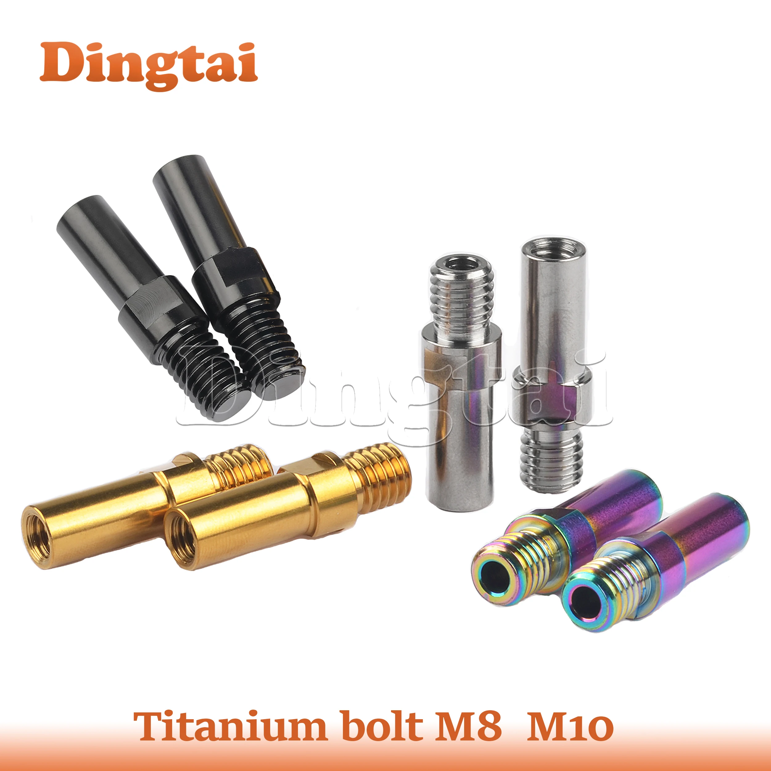 Dingtai Titanium Bolt 2PCS M8/M10 V Brake Bracket Systems Screw Friction Wheel Brake Column Base Post Titanium Bolt Bicycle
Dingtai Titanium Bolt 2PCS M8/M10 V Brake Bracket Systems Screw Friction Wheel Brake Column Base Post Titanium Bolt Bicycle