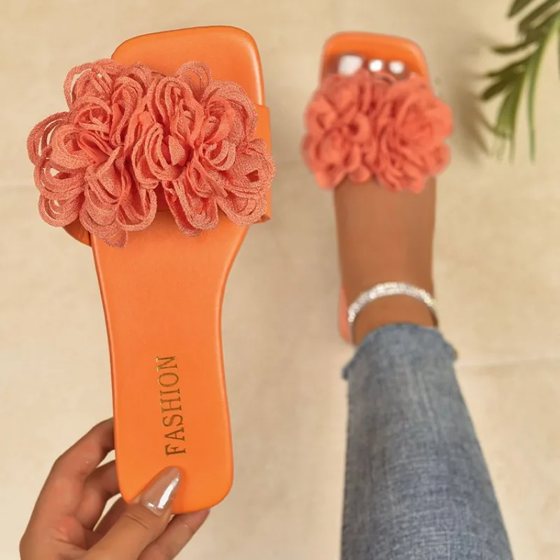 2026 Summer Women Big Flower Slide Sandals Flat Casual Open Toe Slippers Soft Comfy Outdoor Beach Shoes Multi Color Size 36-43
2026 Summer Women Big Flower Slide Sandals Flat Casual Open Toe Slippers Soft Comfy Outdoor Beach Shoes Multi Color Size 36-43
