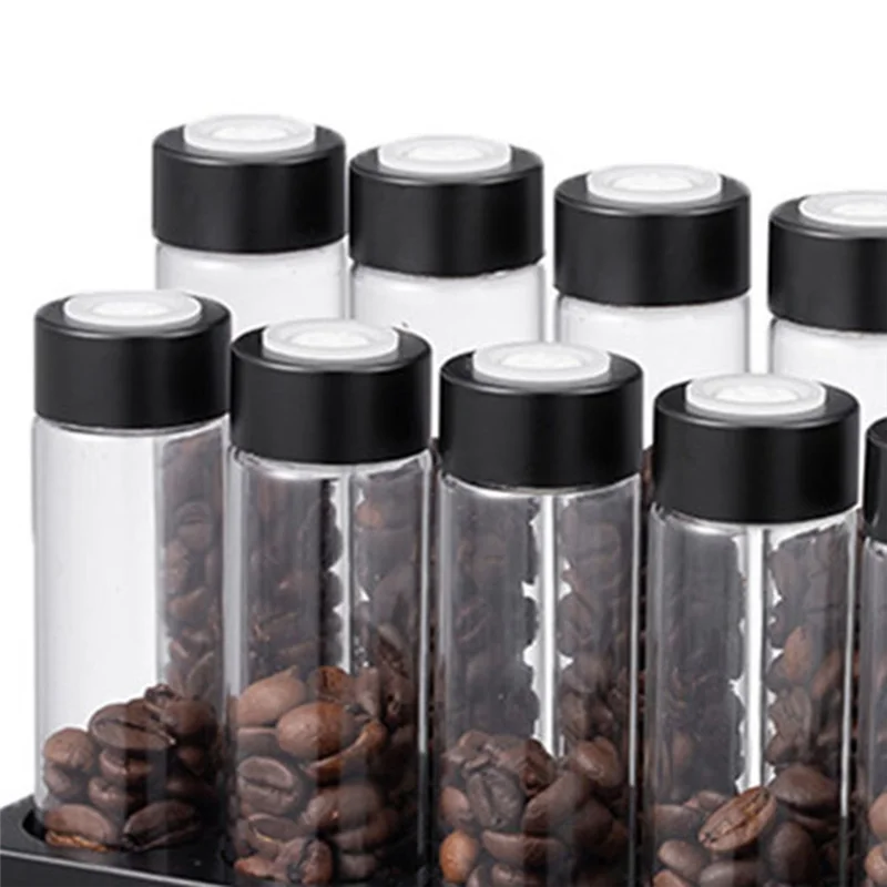ABUN-Coffee Beans Storage Container Display Rack Walnut Tea Tube Bottle Glass Espresso Coffee Accessories Tool
ABUN-Coffee Beans Storage Container Display Rack Walnut Tea Tube Bottle Glass Espresso Coffee Accessories Tool