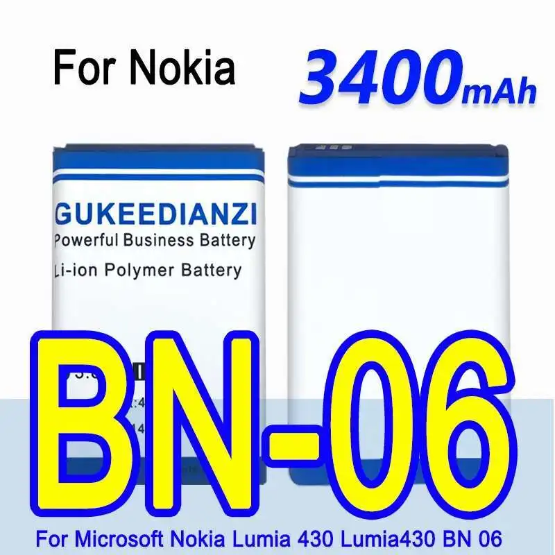 Mobile Phone Battery Long-Lasting Performance For Microsoft Nokia Lumia 430 Lumia430 BN 06 Reliable Power Supply 3100Mah BN-06
Mobile Phone Battery Long-Lasting Performance For Microsoft Nokia Lumia 430 Lumia430 BN 06 Reliable Power Supply 3100Mah BN-06