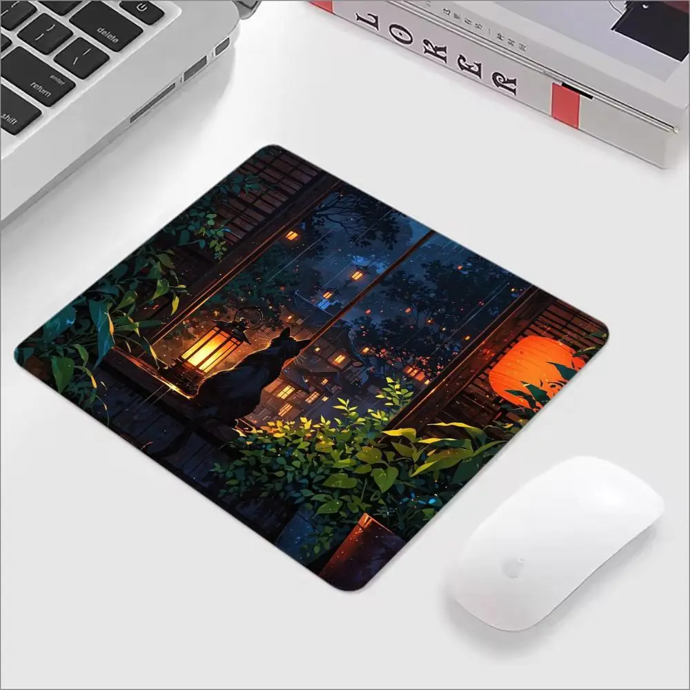 Коврик для мыши с котом и окном XS, квадратный коврик для мыши в стиле аниме, настольная беспроводная мышь, офисный декор, аксессуары для стола, компьютер, ноутбук, работа, игры 
Коврик для мыши с котом и окном XS, квадратный коврик для мыши в стиле аниме, настольная беспроводная мышь, офисный декор, аксессуары для стола, компьютер, ноутбук, работа, игры