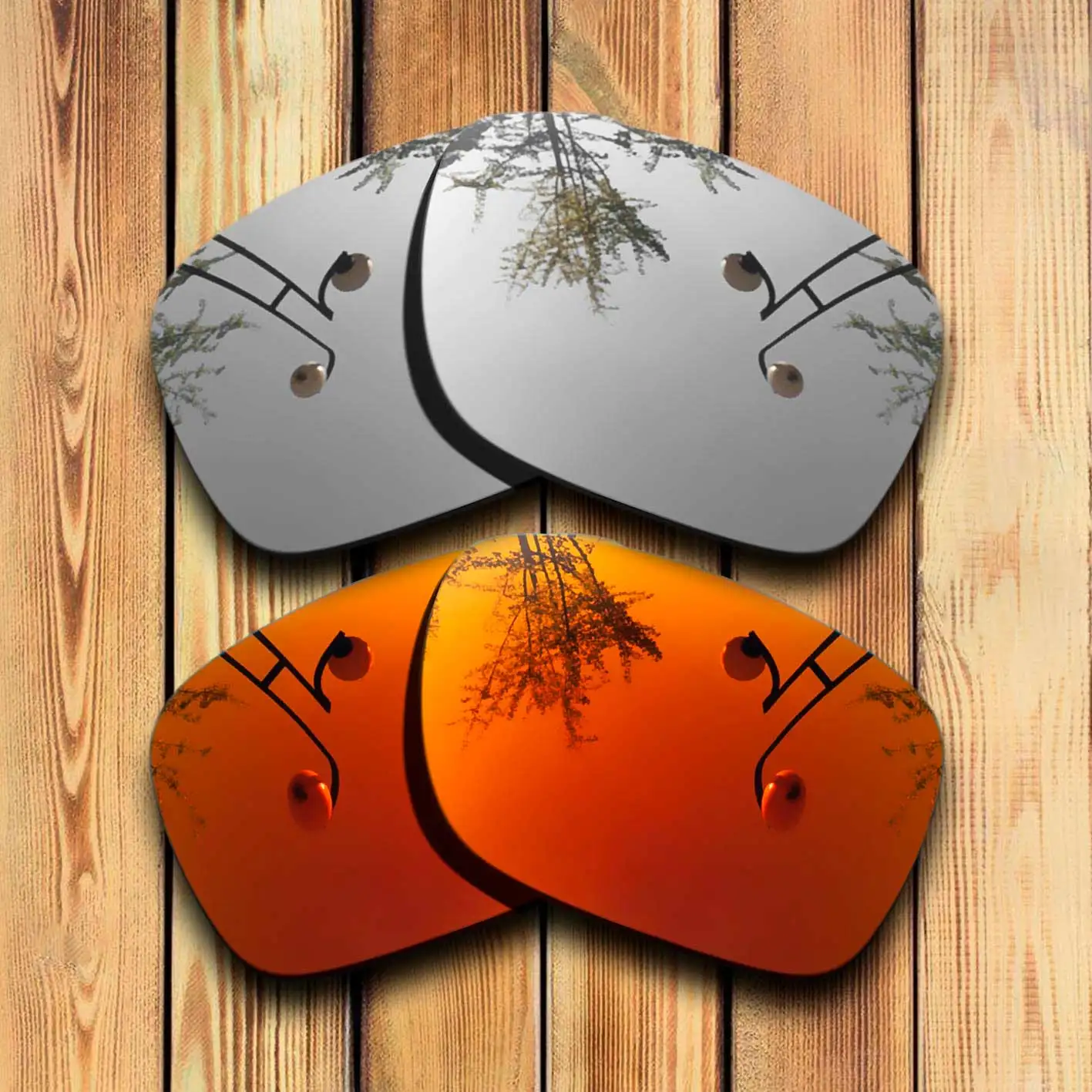100% Precisely Cut Polarized Replacement Lenses for Sylas Sunglasses Chrome & Red Combine Options
100% Precisely Cut Polarized Replacement Lenses for Sylas Sunglasses Chrome & Red Combine Options