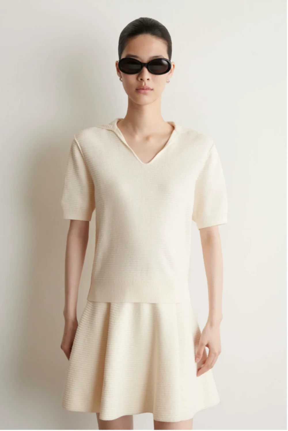 XIMIAN APPAREL 2026 YAZHIMEI traf cos summer new style of Women's Casual Standard style white sailor collar knitted top
XIMIAN APPAREL 2026 YAZHIMEI traf cos summer new style of Women's Casual Standard style white sailor collar knitted top