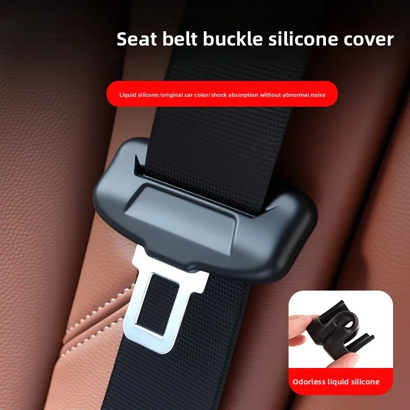 For Tesla Model 3/Y Silicone Cover Seat Belt Clip Seat Belt Protective Sleeve Safety Belt Protective Cover Car Seatbelt Cover
For Tesla Model 3/Y Silicone Cover Seat Belt Clip Seat Belt Protective Sleeve Safety Belt Protective Cover Car Seatbelt Cover