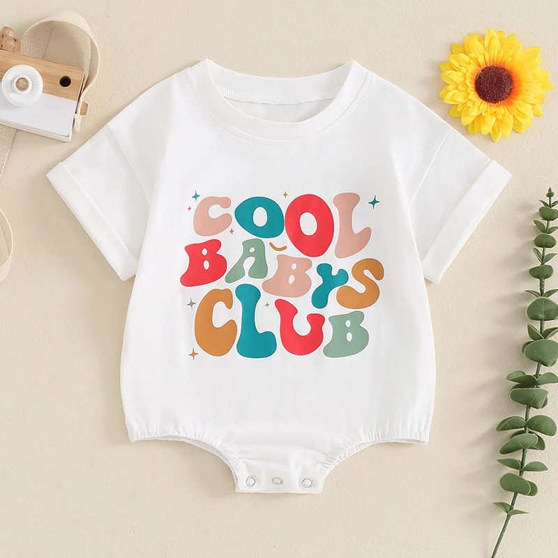 Baby Summer Romper Newborn Outfit Colorful Letter Short Sleeve Tops Suit Newborn Bodysuit For Toddler Boys Girls Clothes Costume
Baby Summer Romper Newborn Outfit Colorful Letter Short Sleeve Tops Suit Newborn Bodysuit For Toddler Boys Girls Clothes Costume