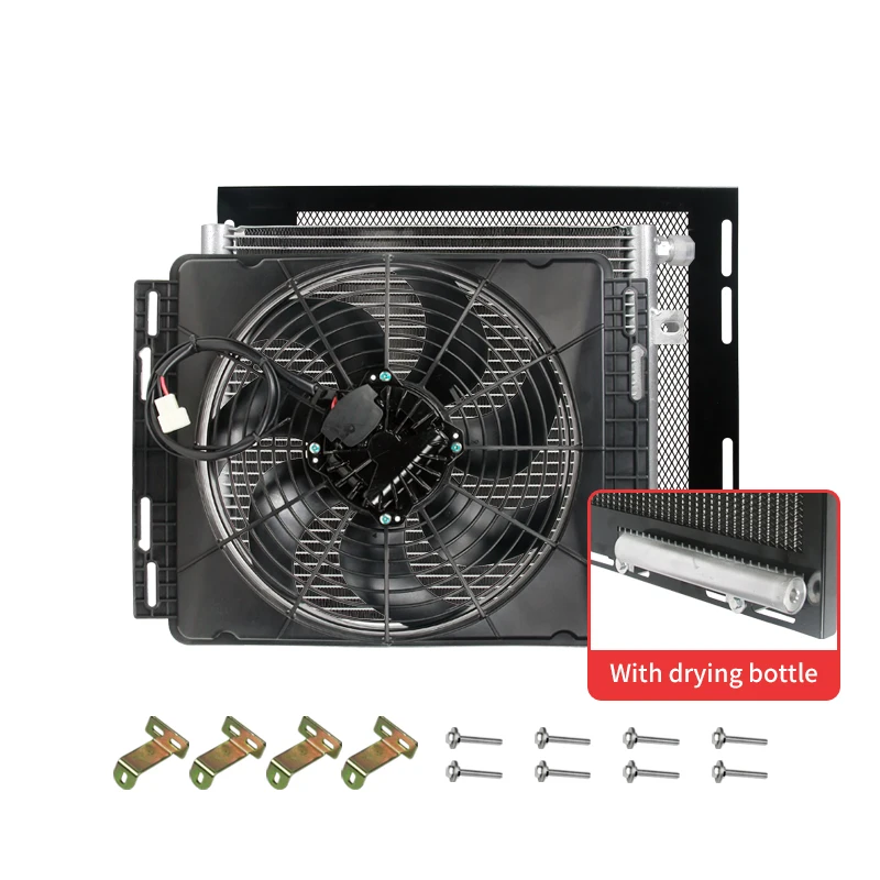14"x18"x26mm Camper Van Parking Air Conditioner, Brushless Inverter Condenser, Cooling Fan With Drying Bottle Integrated
14"x18"x26mm Camper Van Parking Air Conditioner, Brushless Inverter Condenser, Cooling Fan With Drying Bottle Integrated