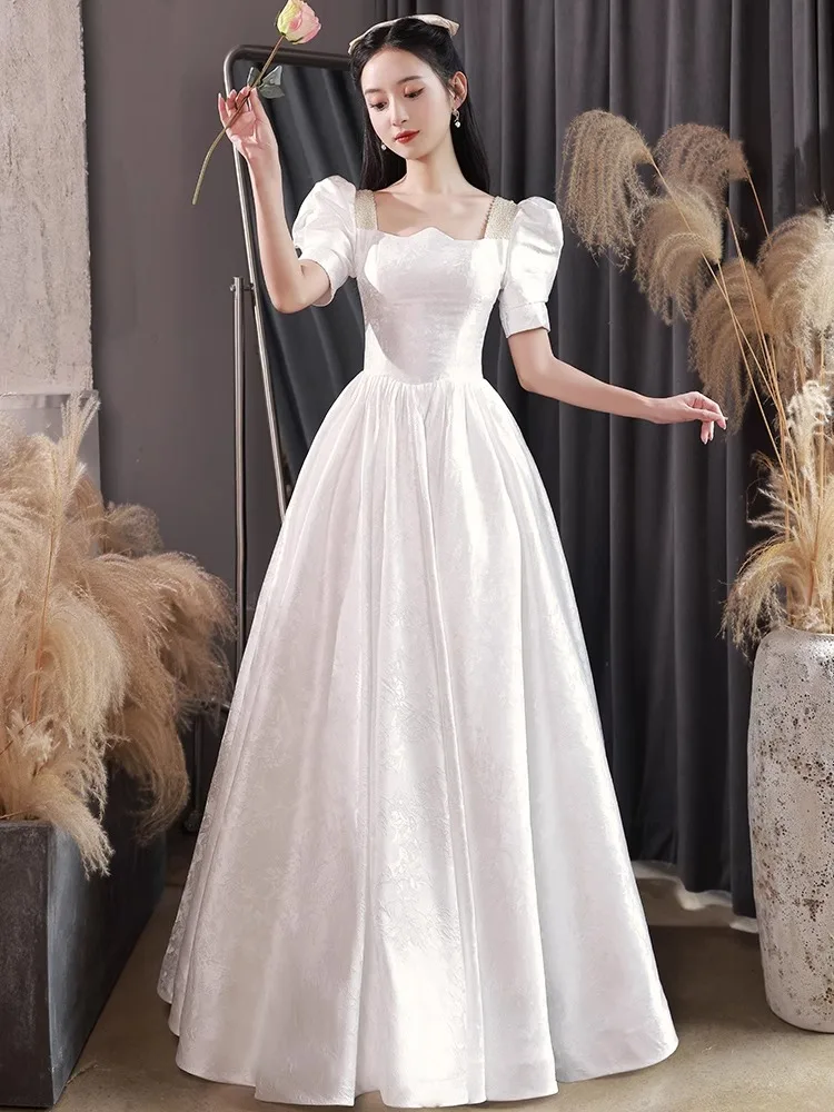Ele Evening Gown Wedding Engagement Par Women's Student Dr Korean Sle Bridesmaid Long Skirt ort Sve
Ele Evening Gown Wedding Engagement Par Women's Student Dr Korean Sle Bridesmaid Long Skirt ort Sve