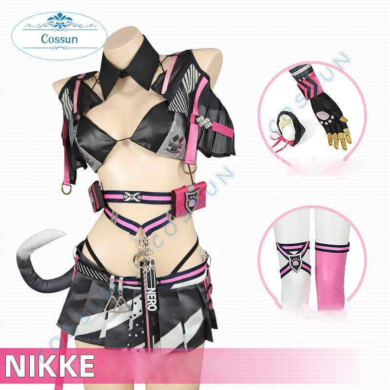 Game The Goddess of Victory NIKKE Cosplay Costumes Sexy Women Top Skirts Suit Set Uniform Halloween Party Outfit
Game The Goddess of Victory NIKKE Cosplay Costumes Sexy Women Top Skirts Suit Set Uniform Halloween Party Outfit