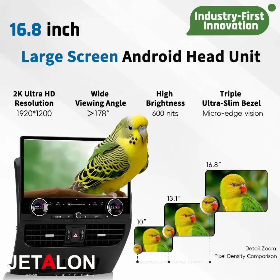 16.8" 2k Screen For Lexus Gx470 For Toyota Prado 120 2002-2009 Android 13 Car RadioWireless CarPlay GPS Multimedia Video Player
16.8" 2k Screen For Lexus Gx470 For Toyota Prado 120 2002-2009 Android 13 Car RadioWireless CarPlay GPS Multimedia Video Player