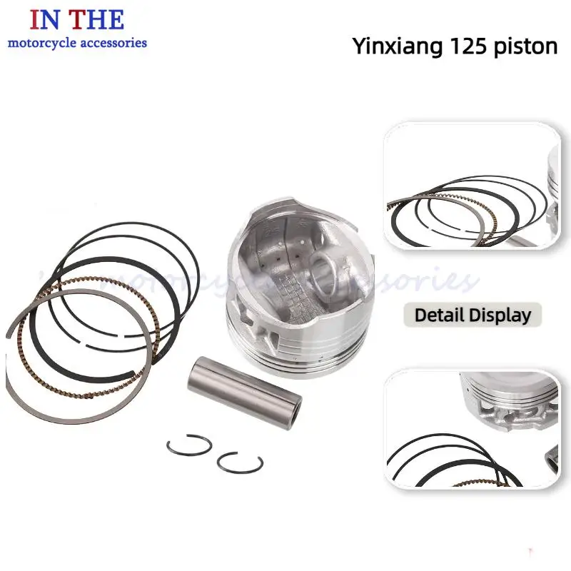 Piston High Strength Wear Resistant Engine Piston Fit Yinxiang 125cc Motorcycle Dirt Bike ATV Scooter Replacement
Piston High Strength Wear Resistant Engine Piston Fit Yinxiang 125cc Motorcycle Dirt Bike ATV Scooter Replacement