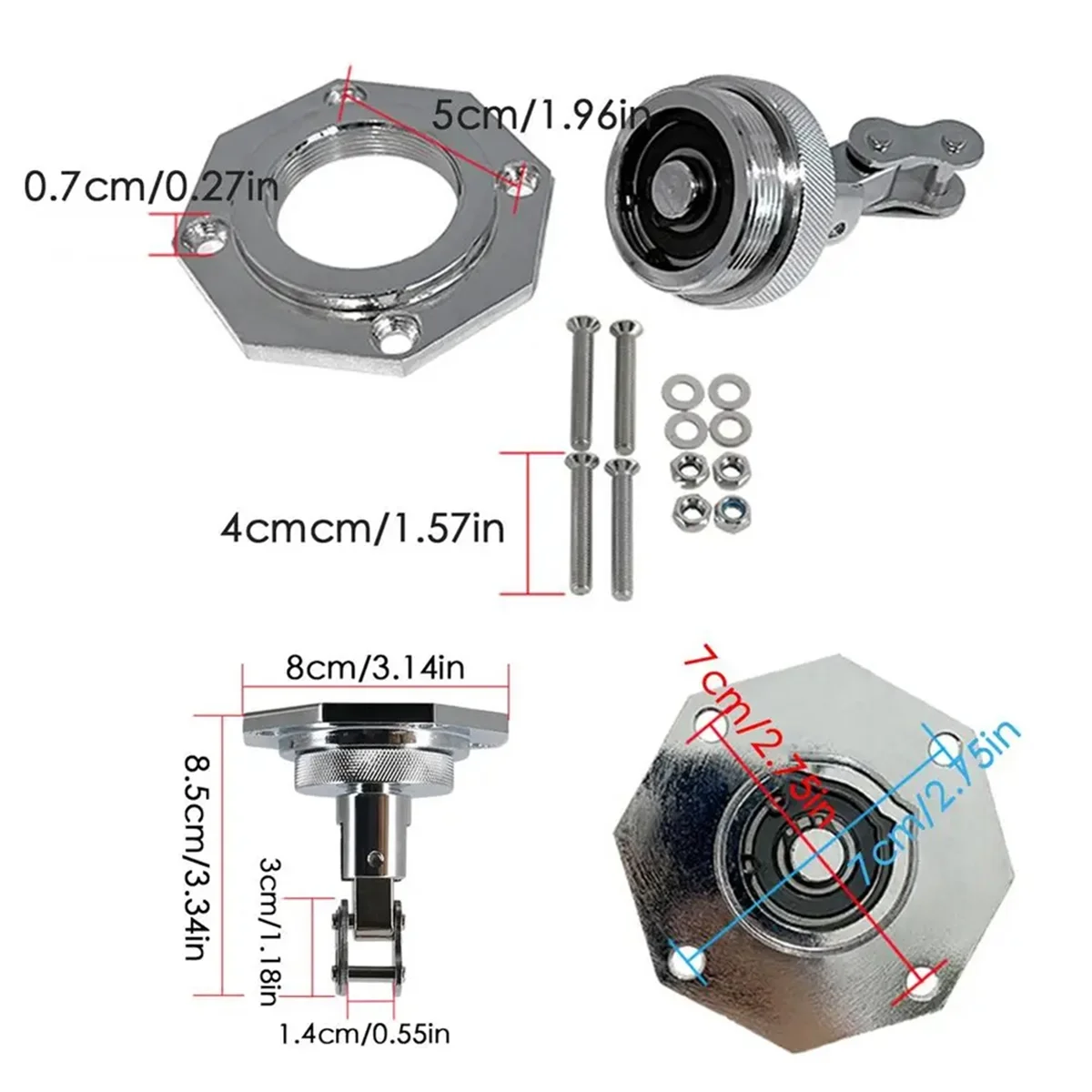 Speed Bag Swivel Heavy Duty Metal Boxing Bag Swivel Swing Hangers Anti-Rust Punching Ball Mount Hardware Ceiling Hooks
Speed Bag Swivel Heavy Duty Metal Boxing Bag Swivel Swing Hangers Anti-Rust Punching Ball Mount Hardware Ceiling Hooks